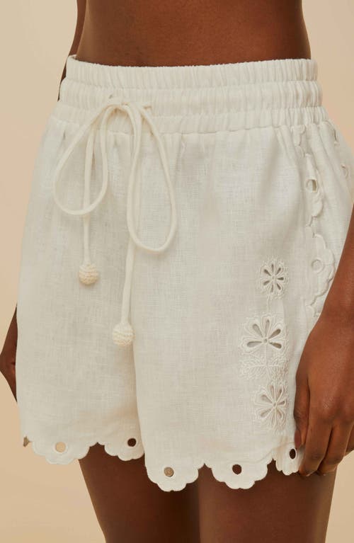 Farm Rio Flowers Richelieu Euroflax™ Premium Linen Shorts