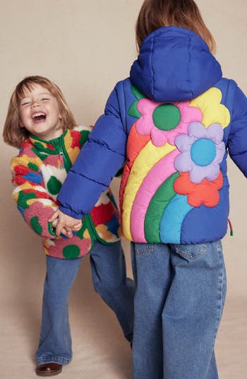 Kids' Quilted Hooded 2-in-1 Puffer Jacket