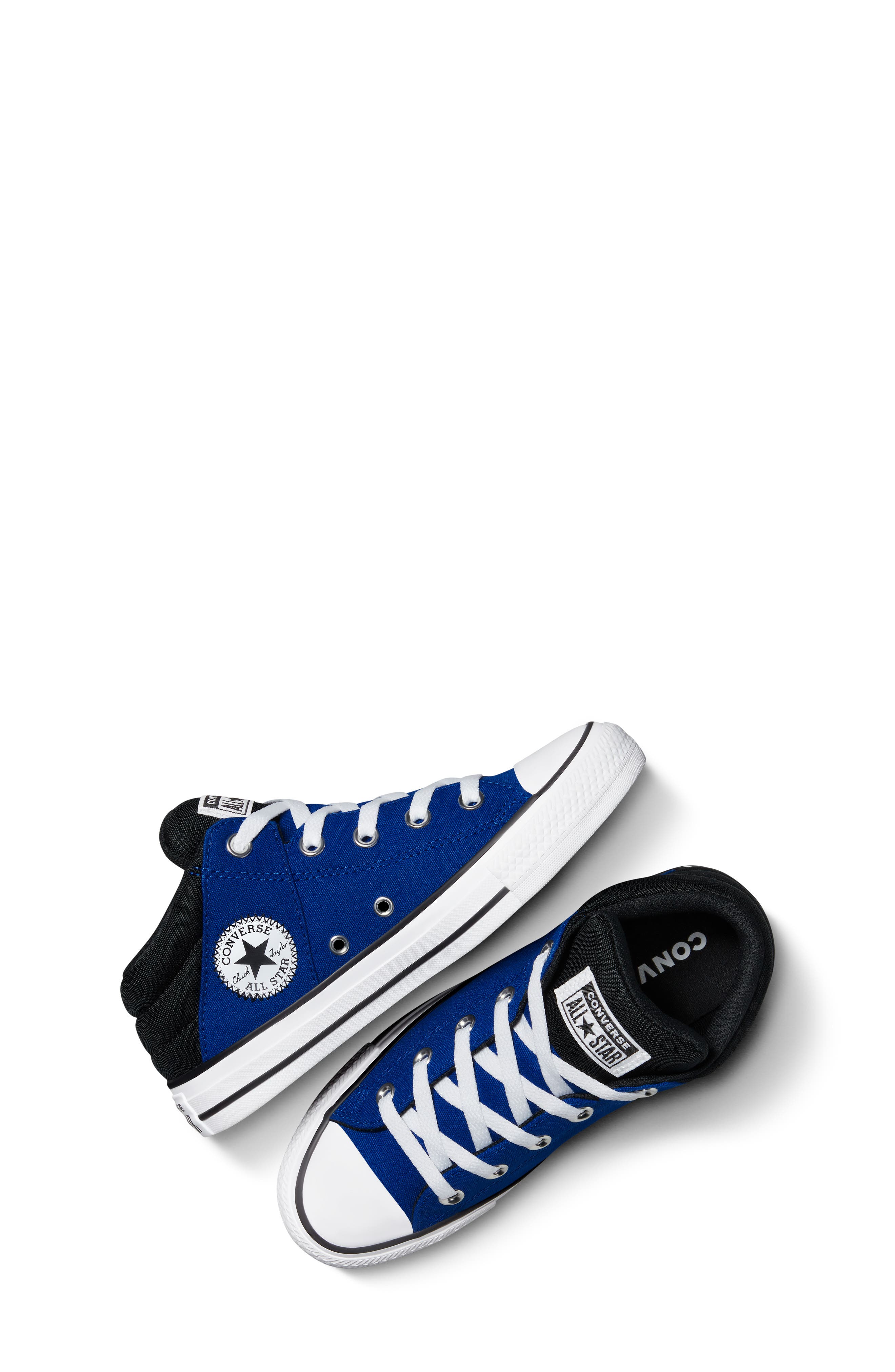 Converse Kids' Chuck Taylor<sup>®</sup> All Star<sup>®</sup> Axel Low Top Sneaker, Alternate, color, Blue/ White/ Black