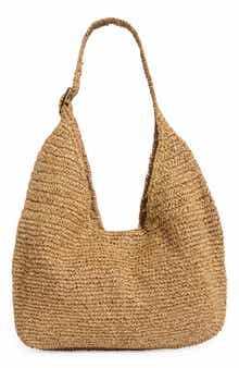 Collection XIIX Slouchy Straw Bag