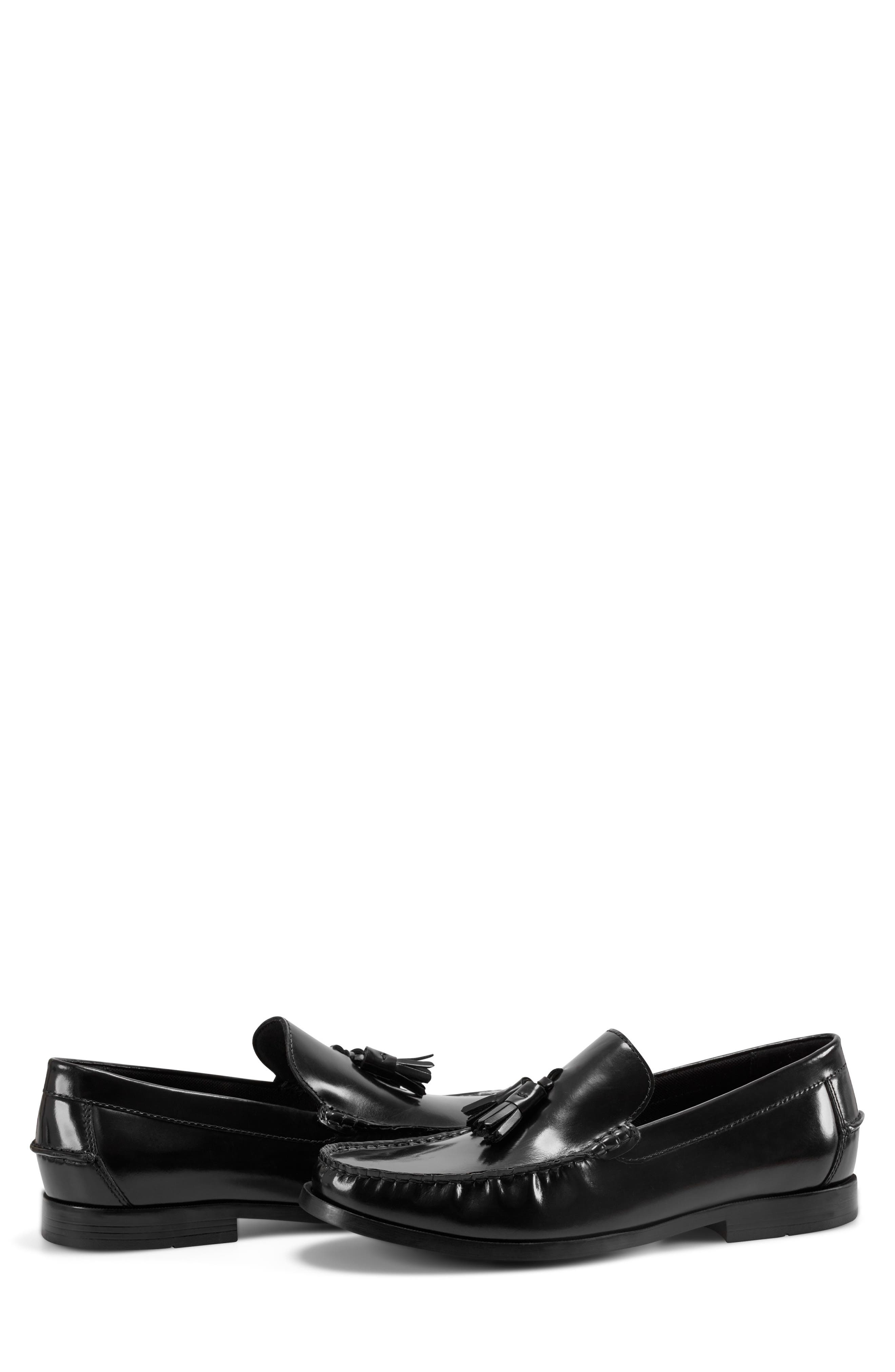 Rockport Whitlaw Tassel Loafer, Alternate, color, Black