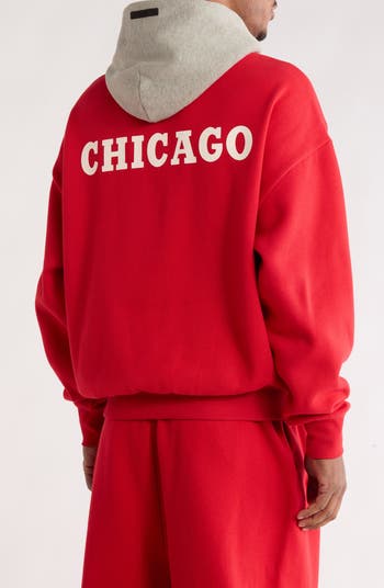 Fear of God Essentials x NBA Bulls Sports Fit Hoodie | Nordstrom