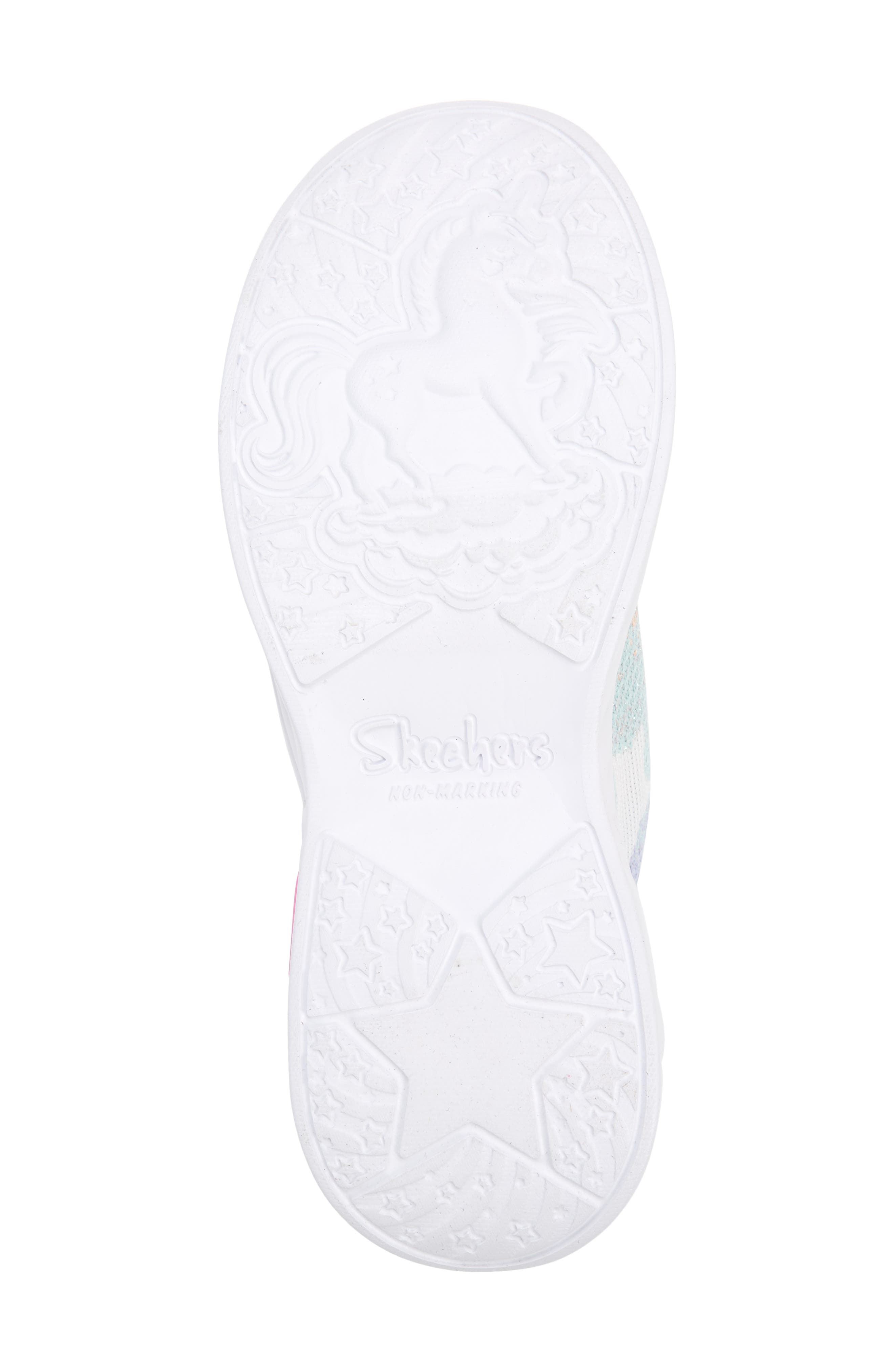SKECHERS Kids' Unicorn Dreams Light-Up Sneaker, Alternate, color, 