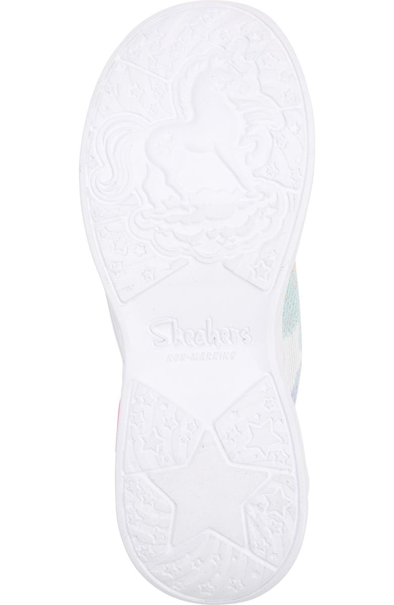 SKECHERS Kids' Unicorn Dreams Light-Up Sneaker, Alternate, color,