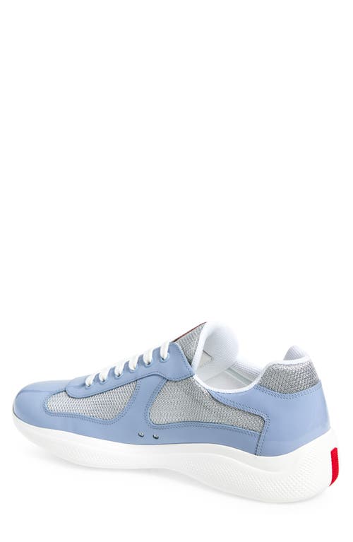 Prada America's Cup Panelled Sneakers In Black