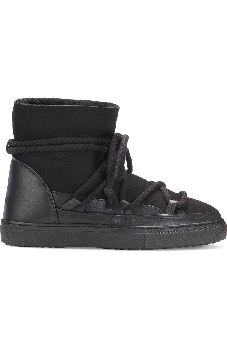 INUIKII Classic Genuine Shearling Lined Sneaker Bootie, Alternate, color,