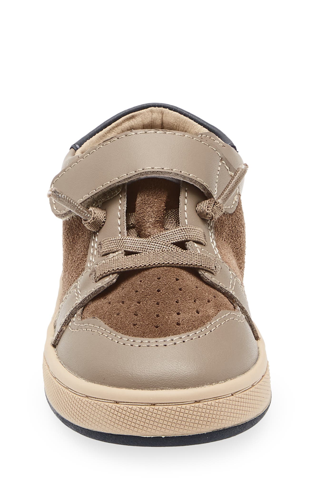OLD SOLES Kids
 City Sneaker, Alternate, color, Taupe / Navy
