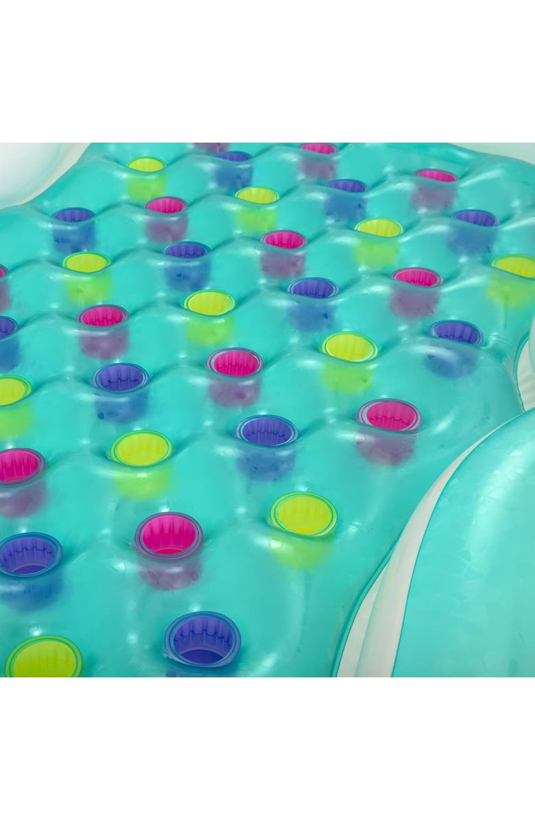 H2OGO! Double Designer Pool Lounge, Fits 2 Adults, Alternate, color, Multicolored