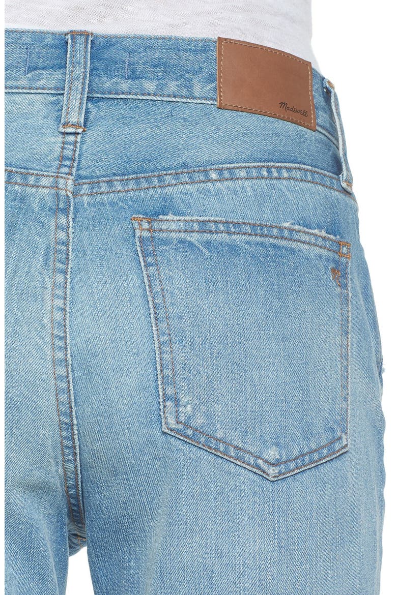 Perfect Vintage Ripped High Waist Boyfriend Jeans, Alternate, color, CHET WASH