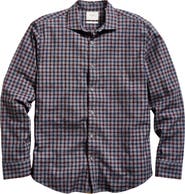 Billy Reid Mélange Plaid Cotton Button-Up Shirt