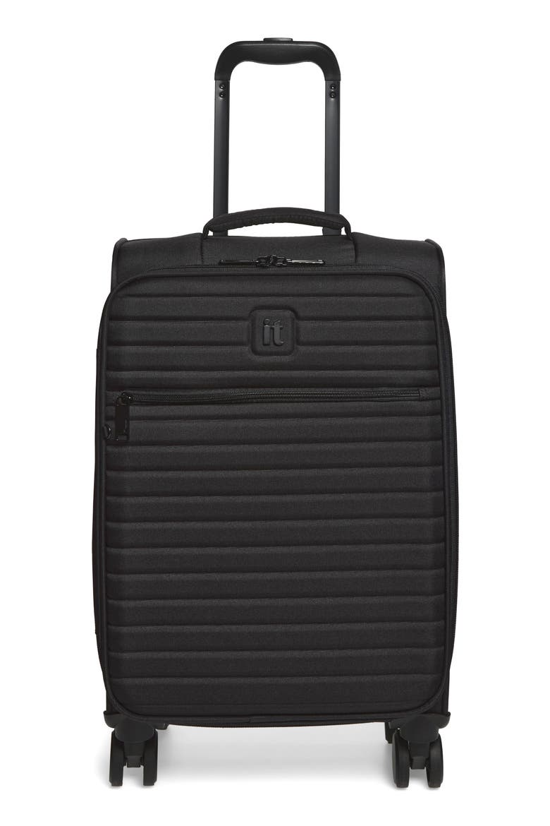 Lineation Carry-On Suitcase, Main, color, BLACK