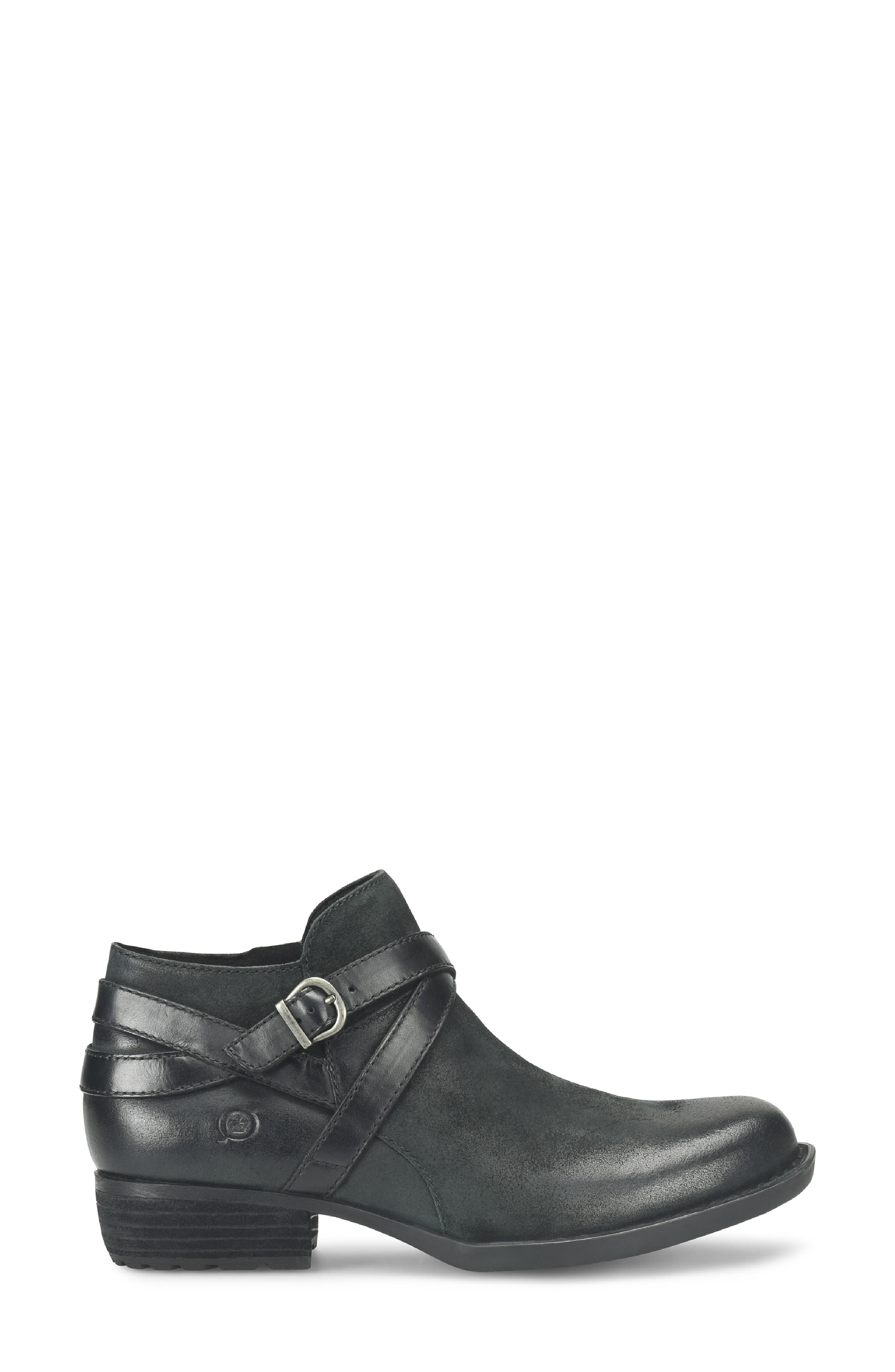 Børn Kelle Distressed Leather Bootie, Alternate, color, 