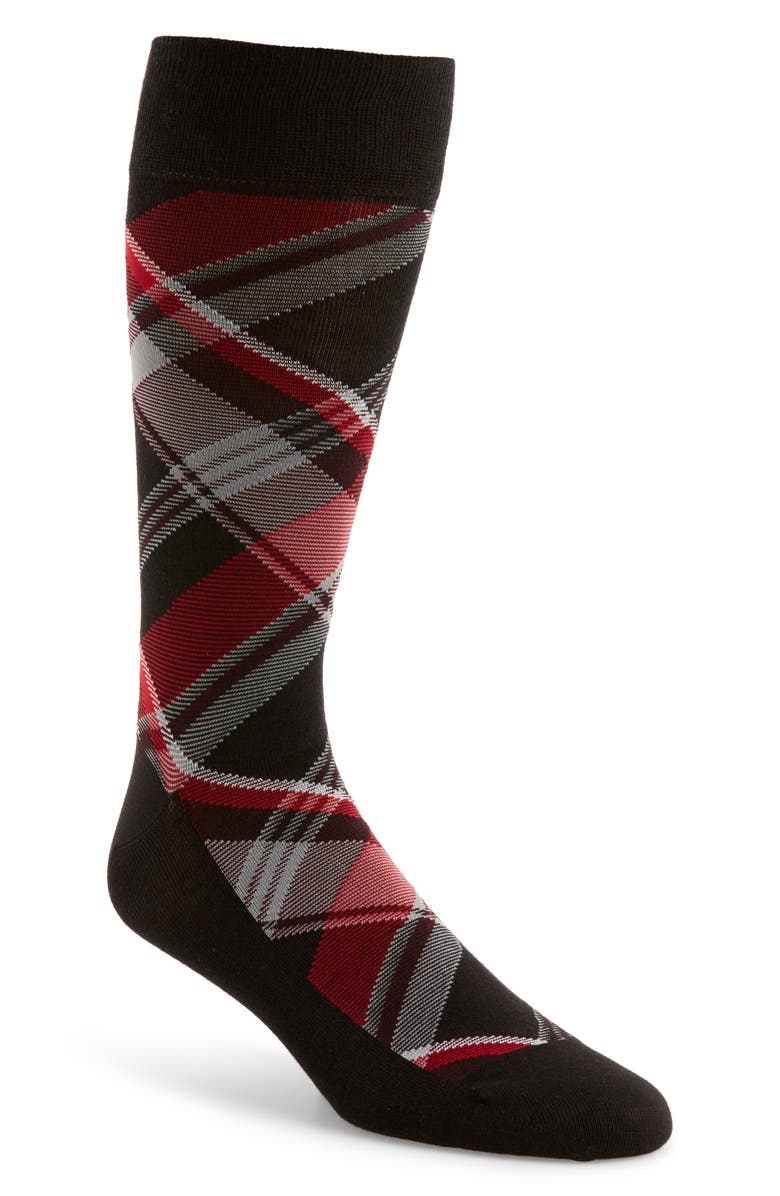 Cole Haan Plaid Socks, Main, color, 