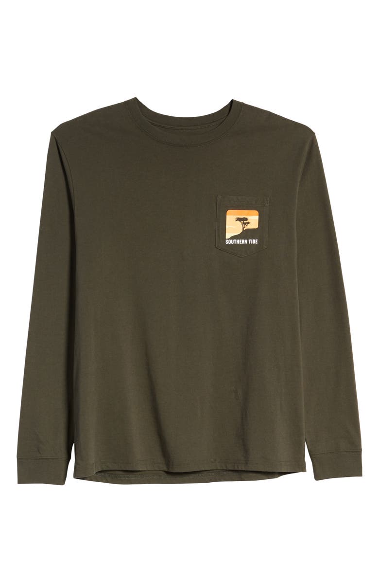 Southern Tide Cliff Scene Graphic T-Shirt, Alternate, color, 