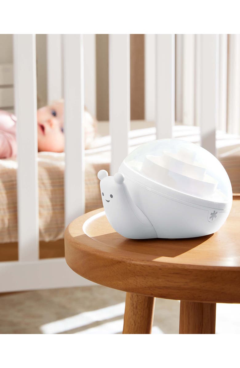 Skip Hop 3-in-1 Smart Snail Routine Machine, Alternate, color, White/ Multi