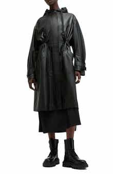 AllSaints Kelsea Leather Coat