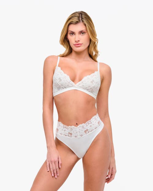 Cosabella Romanza Triangle Bralet In White
