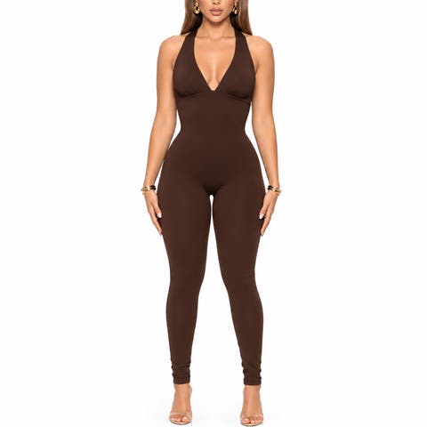 X Yahaira Jumpsuit Open Back With Hip Lifter