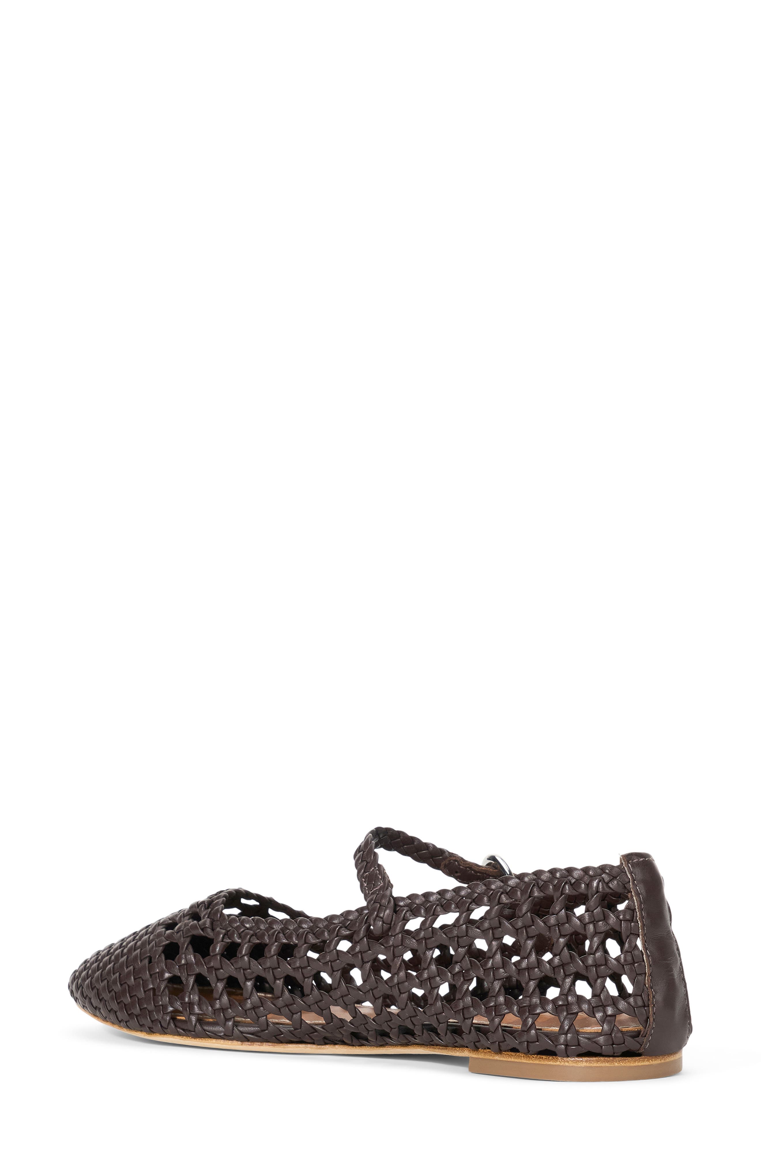Nell Woven Mary Jane Flat, Alternate, color, ESPRESSO