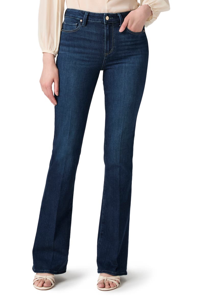 Laurel Canyon High Waist Bootcut Jeans, Main, color, BERLIN