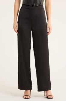 INTERNATIONAL DESIGNER Satin Wide Leg Pants