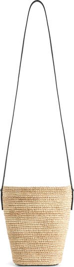 COS Mini Straw Bucket Bag | Nordstrom