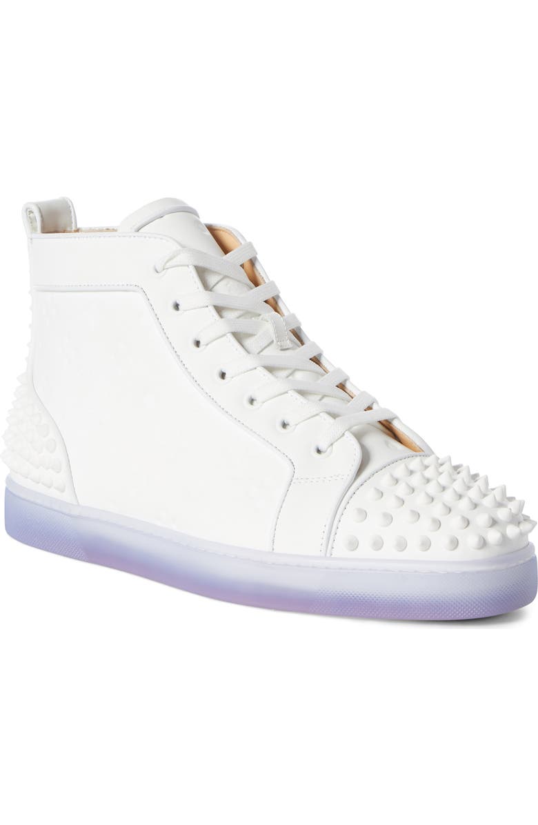 Christian Louboutin Lou Spikes 2 Sneaker, Main, color,