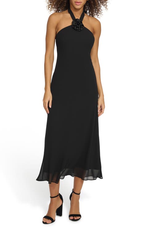 Souflee Crepe Midi Dress