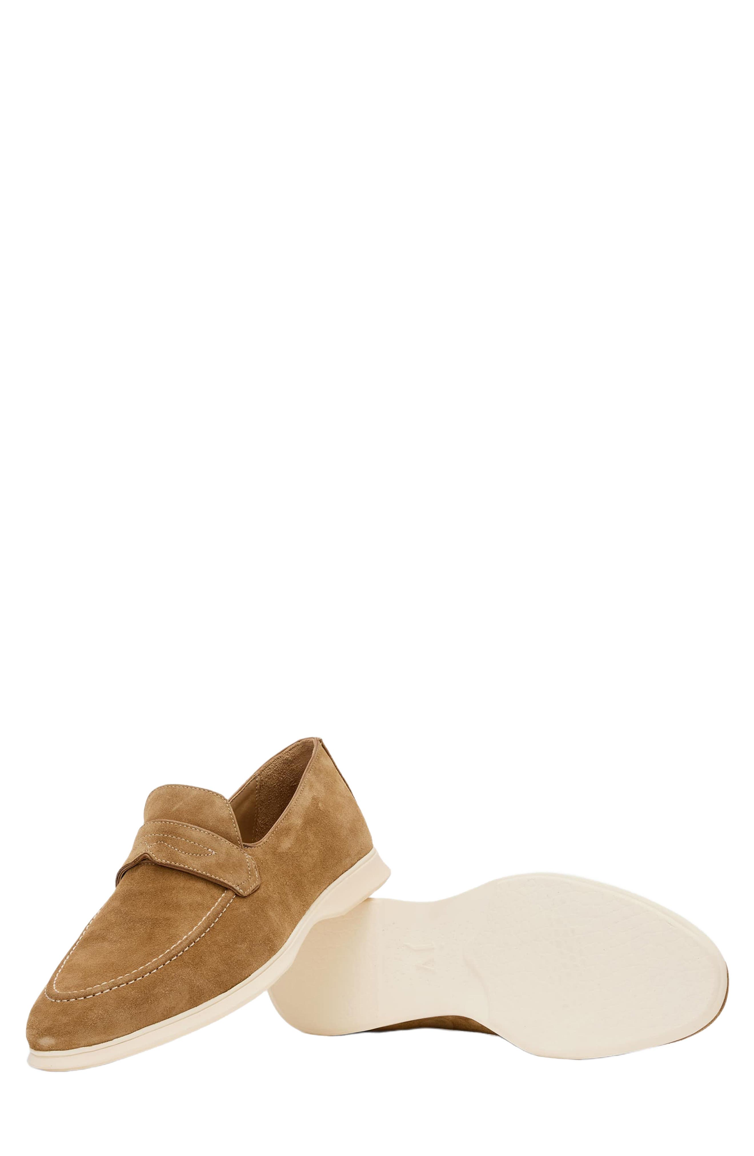 John Varvatos Thompson Loafer, Alternate, color, Clay Brown