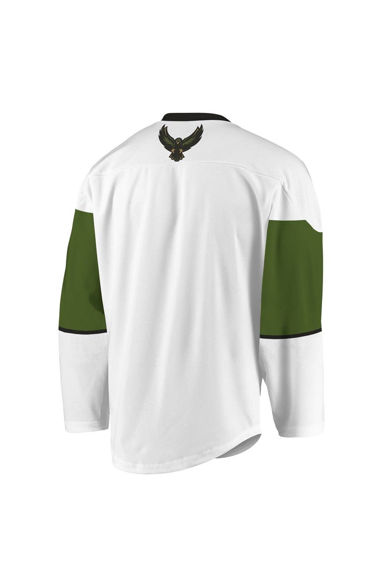 ADPRO Sports Men's White/Green Rochester Knighthawks Replica Jersey, Alternate, color, 