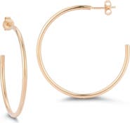 GLAZE JEWELRY 1.5-Inch Hoop Earrings