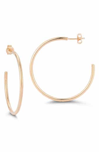 GLAZE JEWELRY 1.5-Inch Hoop Earrings