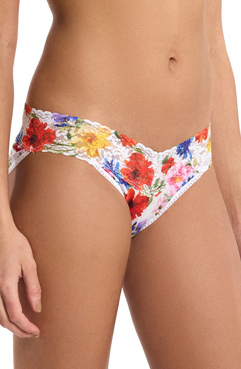 Hanky Panky Lace Vikini, Alternate, color, Meadow Mix