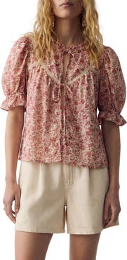 PER UNA BY M&S Pleated High Waist Cotton Blend Denim Shorts