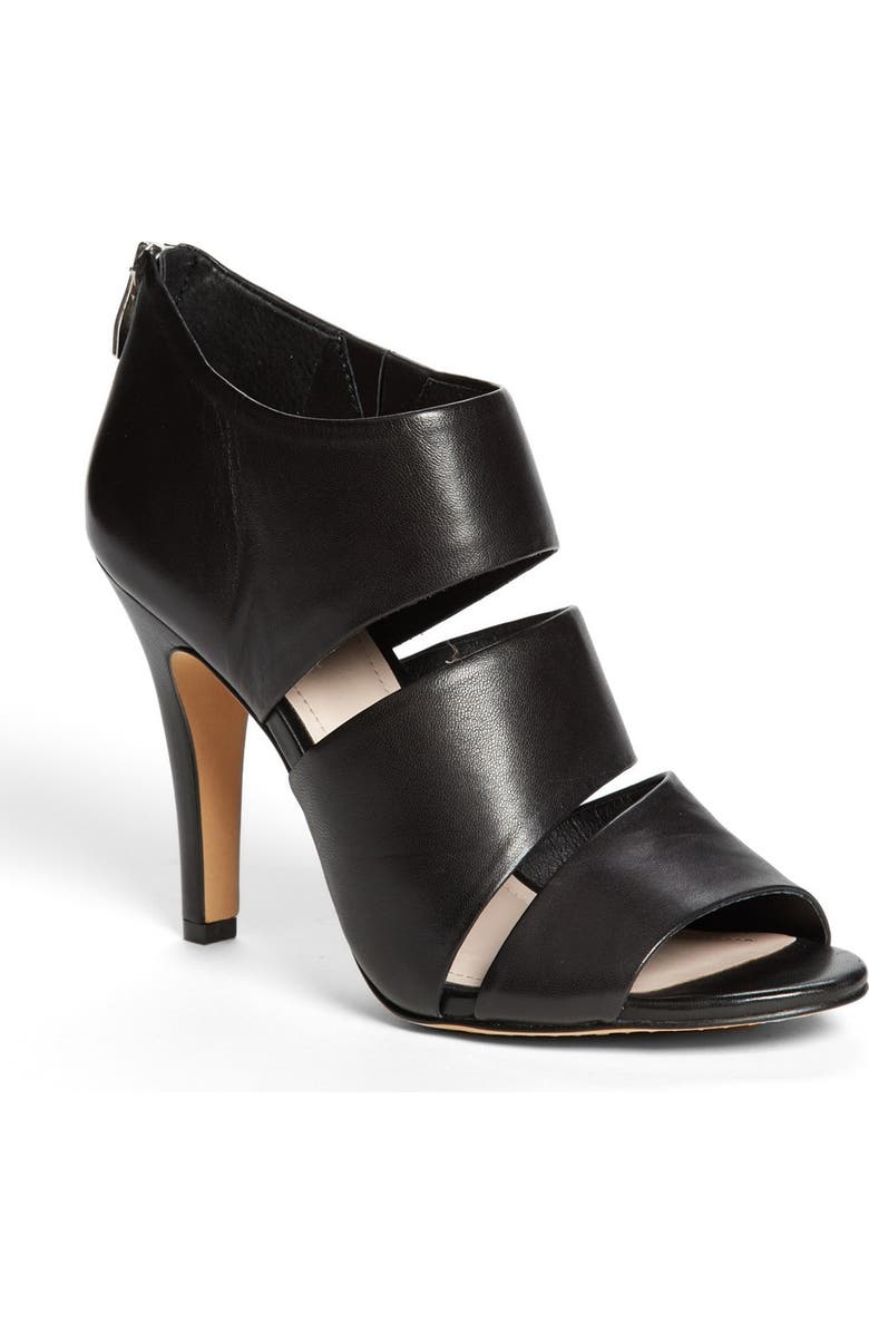 Vince Camuto 'Karmi' Leather Peep Toe Bootie, Main, color,