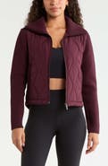 Zella Cascade Quilted Hybrid Jacket