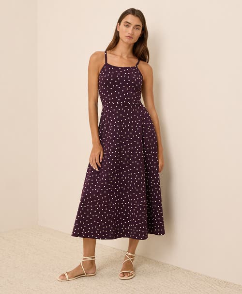 Pact Organic Cotton Fit & Flare Midi Dress
