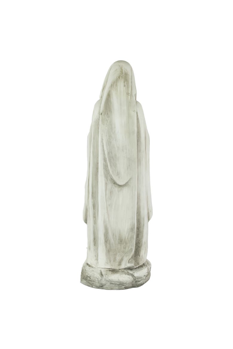 Praying Virgin Mary Outdoor Garden Statue - 27.75", Alternate, color, Gray