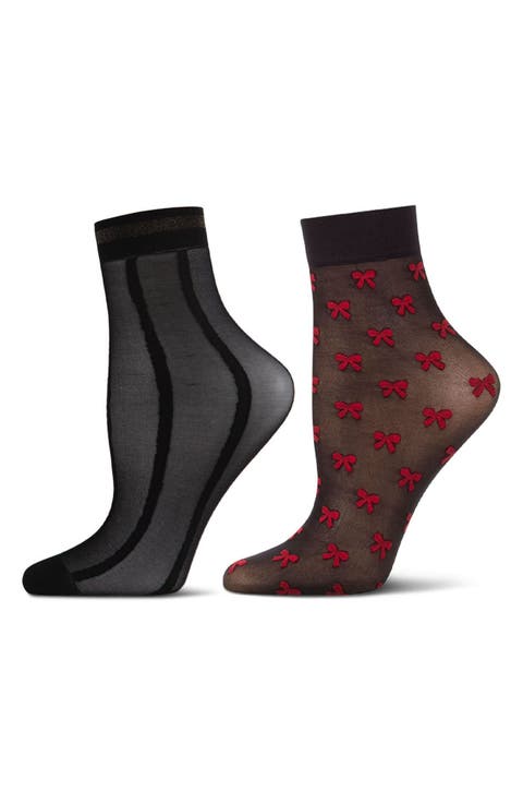 Assorted 2-Pack Ankle Socks
