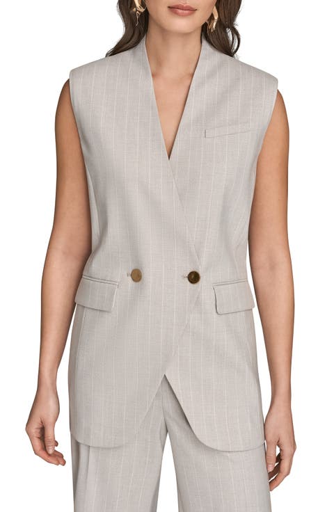 Pinstripe Vest