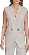 Donna Karan New York Pinstripe Vest