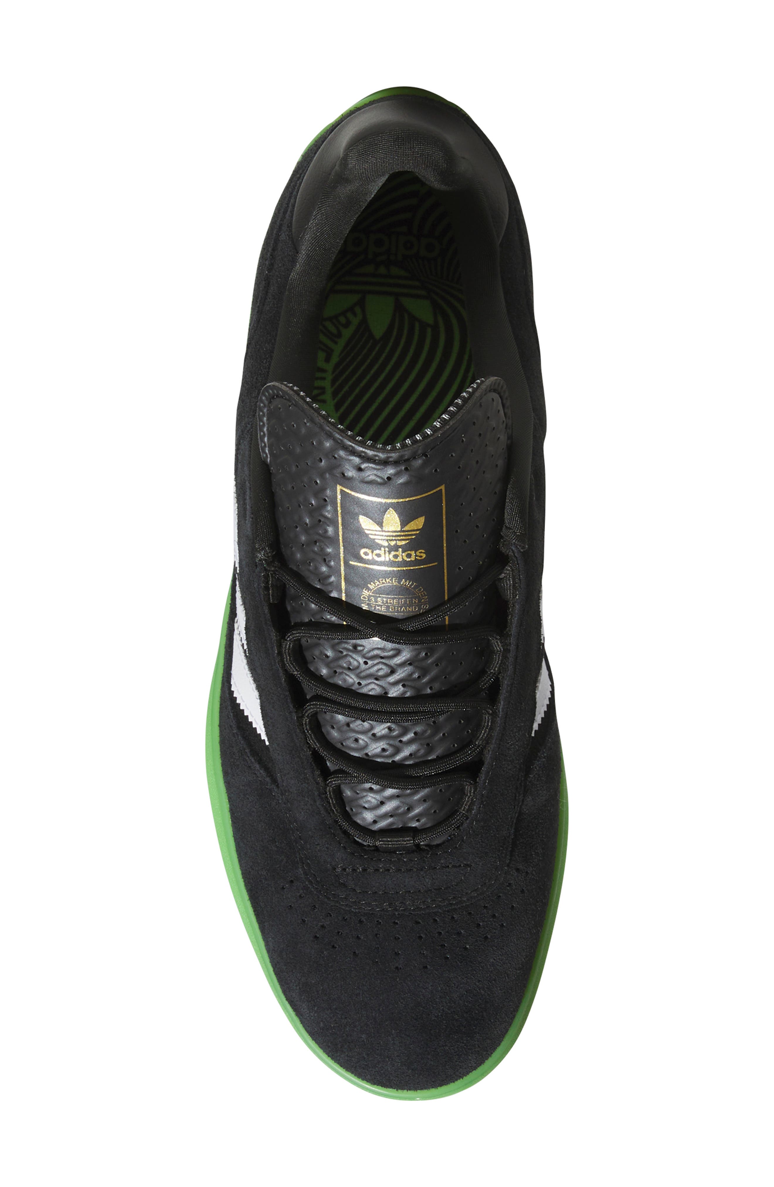 adidas Puig Sneaker, Alternate, color, Core Black/ White/ Solar Green