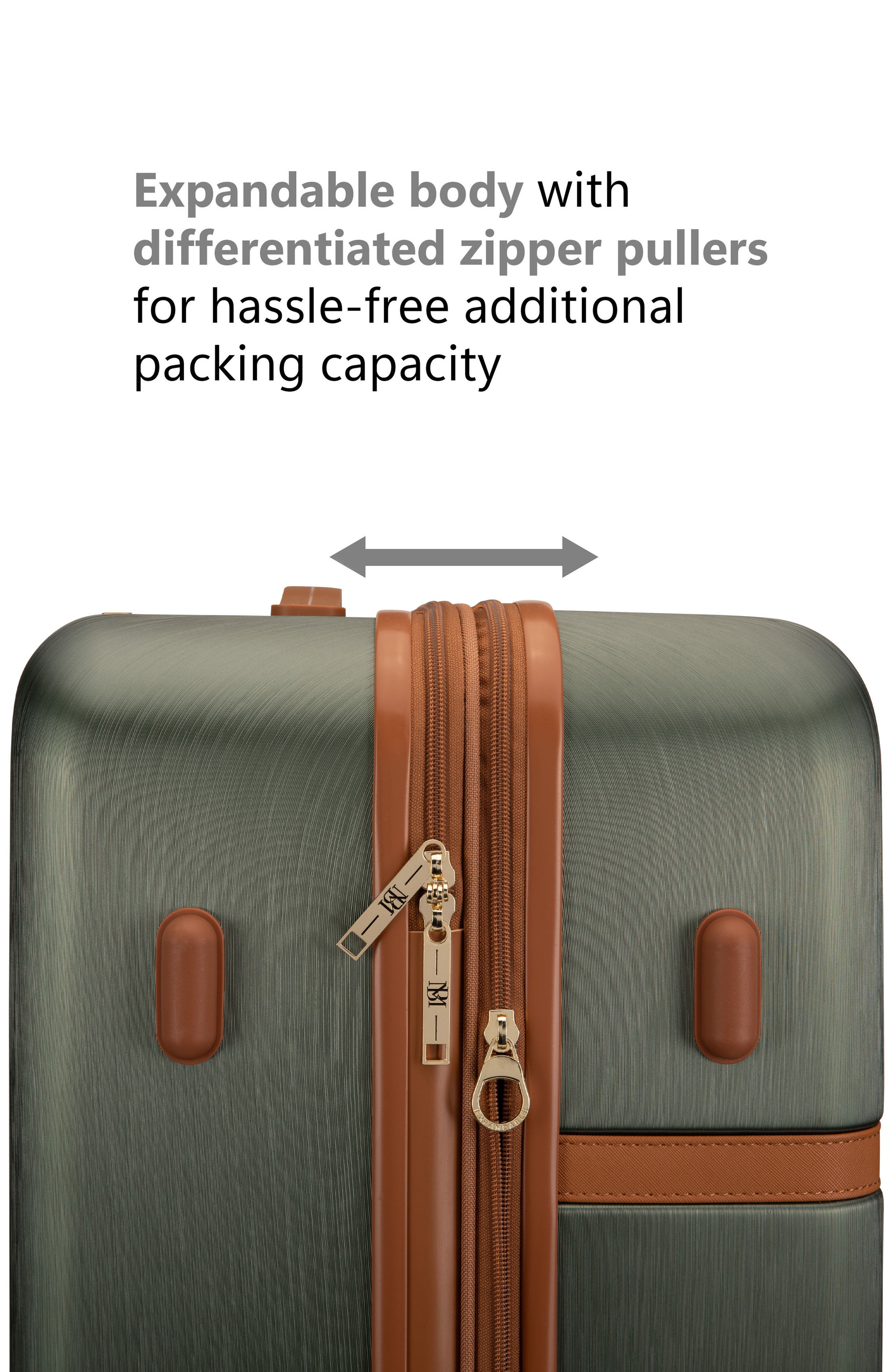 Badgley Mischka Collection The Grace 3-Piece Hardside Luggage Set, Alternate, color, 