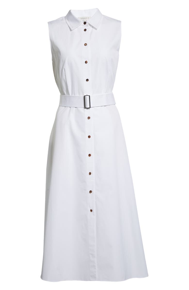 Lafayette 148 New York Organic Cotton Poplin Shirtdress, Alternate, color,