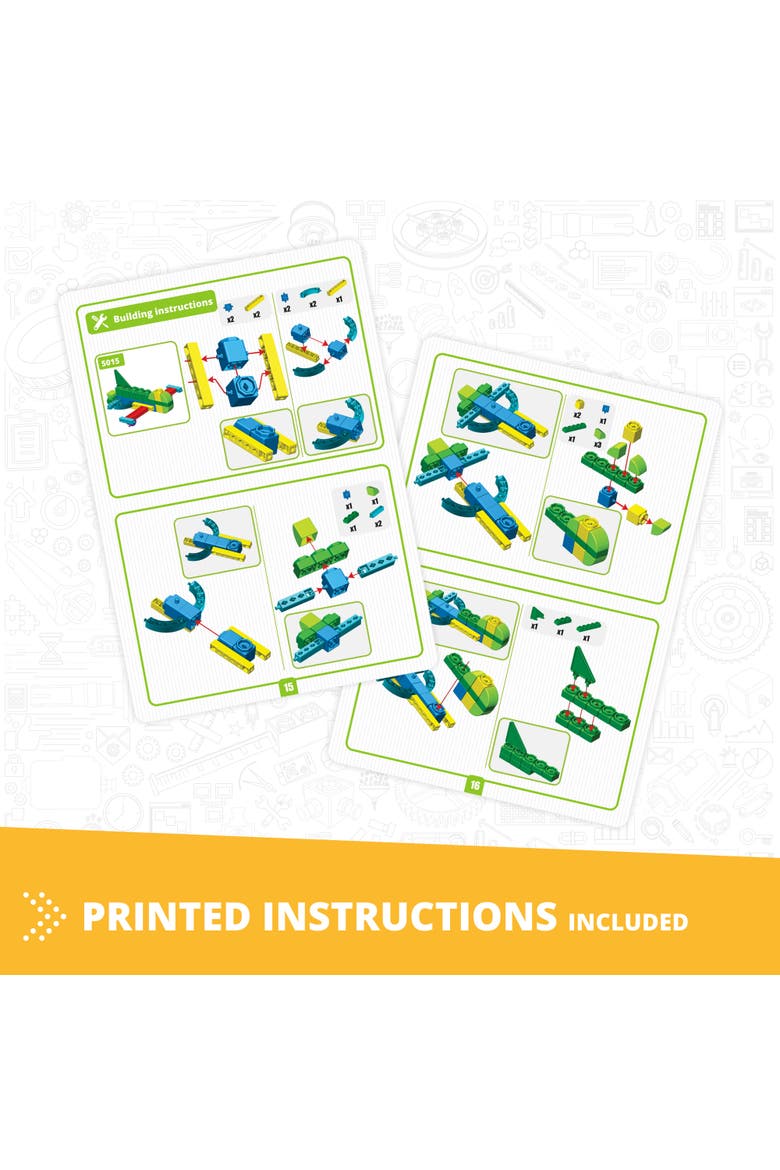 Steam Labs Junior Learning About Aircrafts 5 Model Toy Brick Building, Alternate, color, Multicolored