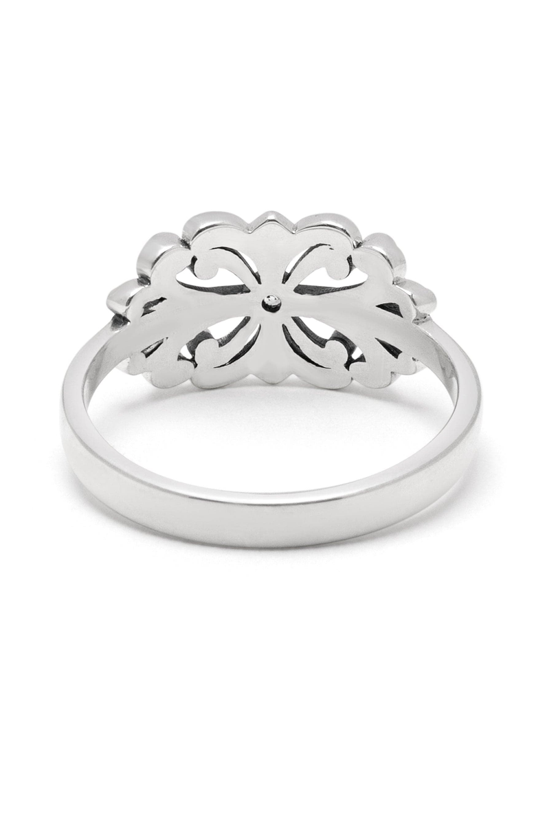 Nialaya Bloom Ring, Alternate, color, Silver