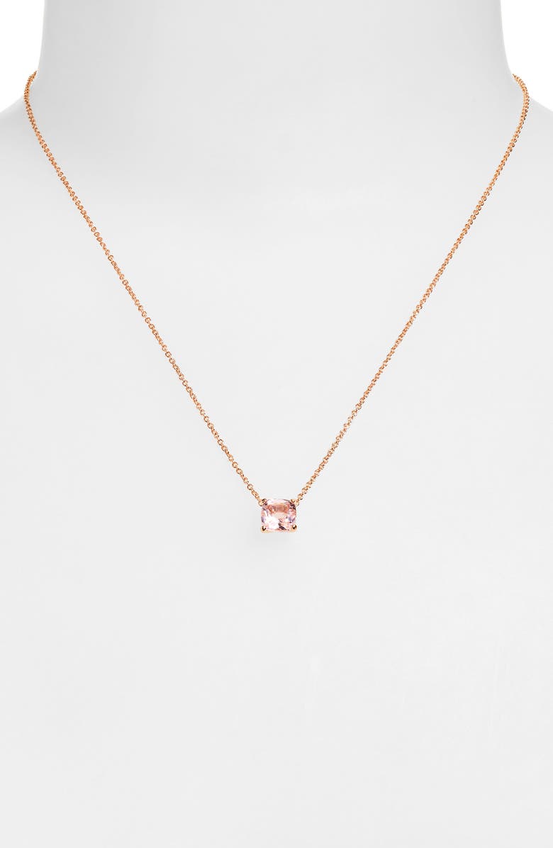 Nadri Bridesmaid Pink Cubic Zirconia Earrings & Necklace Set, Alternate, color,