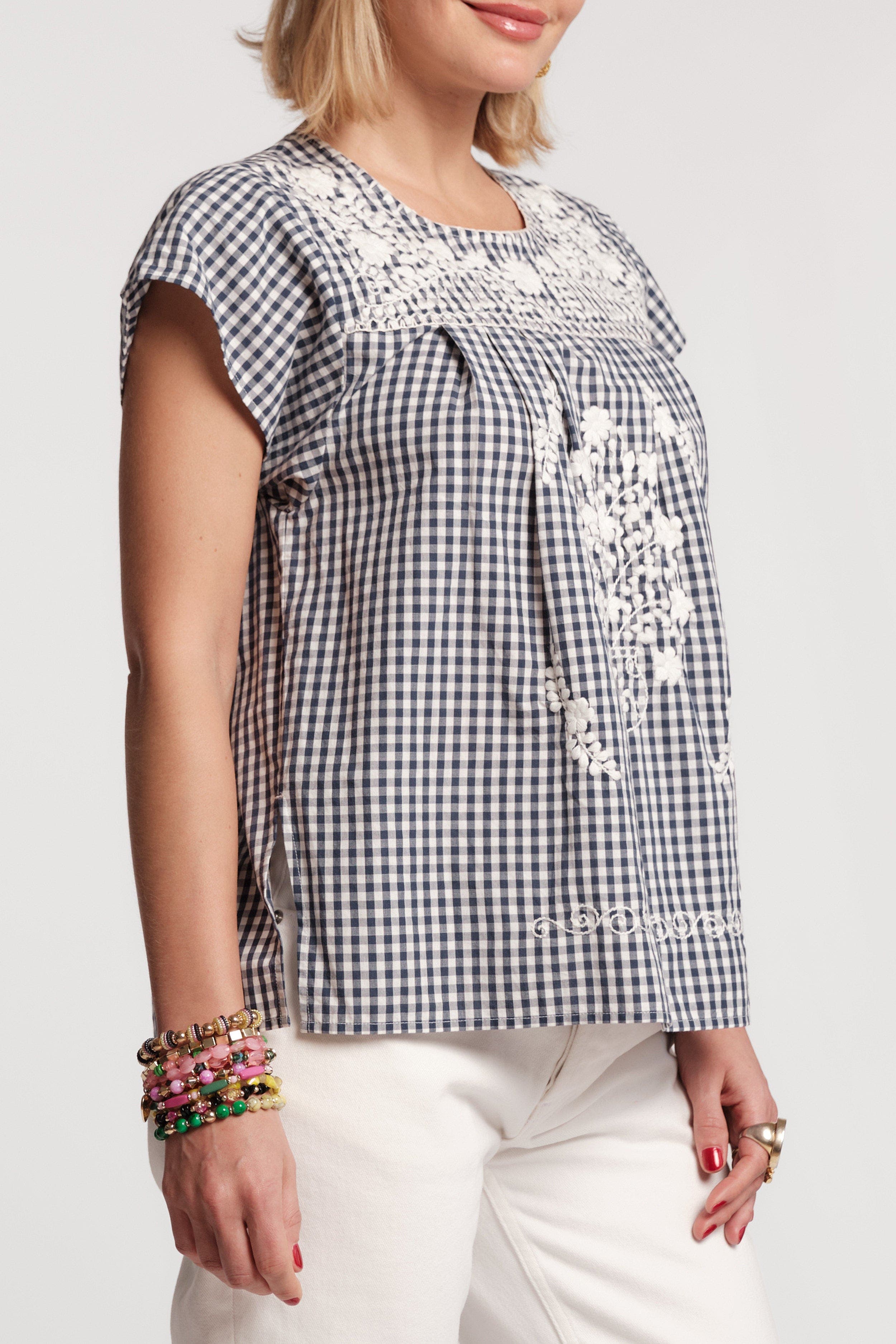 Camila Top Gingham - image 2