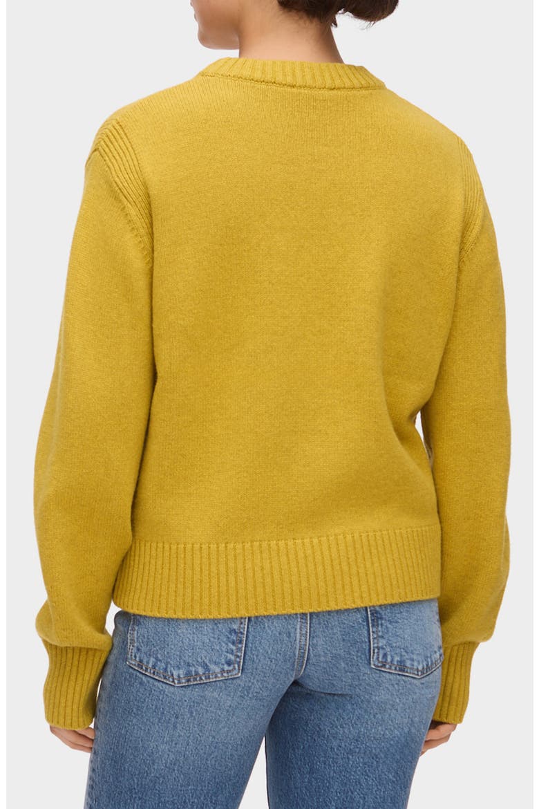 Dion Mock Neck Sweater, Alternate, color, HOT MUSTARD