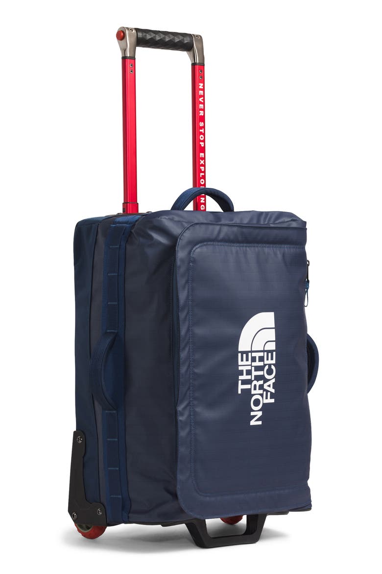 Base Camp Voyager 21-Inch Roller Suitcase, Alternate, color, SHADY BLUE/ SUMMIT NAVY